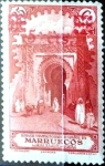 Sellos de Africa - Marruecos -  Intercambio jxi 0,25 usd 5 sobre 25 cent. 1936