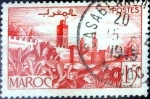 Stamps Morocco -  Intercambio 0,20 usd 15 francos 1949