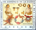 Stamps Mexico -  Intercambio cxrf 0,30 usd 80 cent. 1975