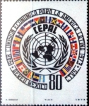 Stamps : America : Mexico :  Intercambio cxrf3 0,25 usd 80 cent. 1975