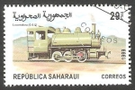 Sellos de Africa - Marruecos -  República Saharaui - Locomotora