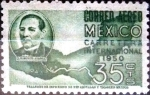 Stamps : America : Mexico :  Intercambio 0,30 usd 35 cent. 1950