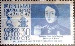 Sellos de America - M�xico -  Intercambio 0,25 usd 30 cent. 1947