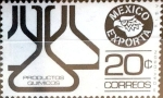 Stamps Mexico -  Intercambio nf4b 0,20 usd 20 cent. 1976