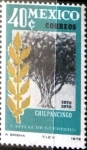 Sellos de America - Mxico -  Intercambio crxf 0,30 usd 40 cent. 1972