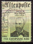 Stamps Denmark -  DINAMARCA 2000 Scott 1169 Sello Periodismo Eventos Profesor J.H. Deuntzer Michel 1234 Usado