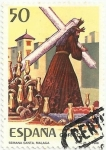Stamps Spain -  GRANDES FIESTAS POPULARES. SEMANA SANTA EN MÁLAGA. EDIFIL 2934