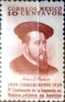 Sellos de America - Mxico -  Intercambio crxf 0,25 usd 10 cent. 1939
