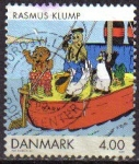 Stamps Denmark -  DINAMARCA 2002 Scott 1218 Sello Comics y Dibujos Animados Usado Rasmus Klump Usado