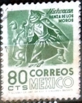 Stamps Mexico -  Intercambio 0,20 usd 80 cent. 1975