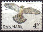 Stamps Denmark -  DINAMARCA 2004 Scott 1288 Sello Pájaros Falco Tinnunculus Cernícalo Comun Usado