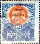 Stamps Mexico -  Intercambio 0,35 usd 10 cent. 1903