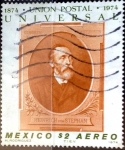Stamps Mexico -  Intercambio cxrf3 0,20 usd 2 pesos 1974