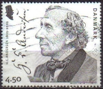 Stamps Denmark -  DINAMARCA 2005 Scott 1323 Sello Autor Hans Christian Andersen Usado