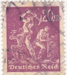 Stamps Germany -  mineros
