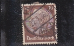Stamps : Europe : Germany :  mariscal Paul von Hindenburg