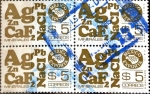 Stamps Mexico -  Intercambio 0,80 usd 4 x 5 pesos 1978