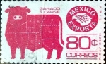 Stamps Mexico -  Intercambio 0,75 usd 80 cent. 1981