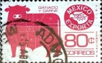 Stamps Mexico -  Intercambio 0,20 usd 80 cent. 1976