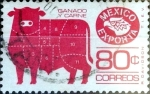 Stamps Mexico -  Intercambio 0,20 usd 80 cent. 1976