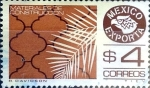 Stamps Mexico -  Intercambio 0,20 usd 4 pesos 1980