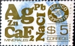 Stamps Mexico -  Intercambio 0,20 usd 5 pesos 1984