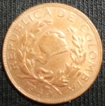 monedas de America - Colombia -  1969 (Anverso)