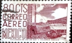 Stamps Mexico -  Intercambio 0,20 usd 80 cent. 1972