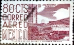 Stamps Mexico -  Intercambio 0,20 usd 80 cent. 1972