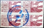 Sellos de America - M�xico -  Intercambio 1,20 usd 4 x 80 cent. 1963