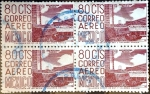 Stamps Mexico -  Intercambio 1,20 usd 4 x 80 cent. 1963