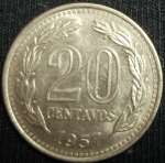 monedas de America - Argentina -  1957 (Reverso)