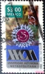 Stamps Mexico -  Intercambio 0,35 usd 3 pesos 1999