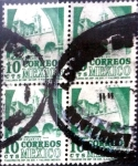 Sellos de America - M�xico -  Intercambio 0,80 usd 4 x 10 cent. 1950
