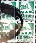 Stamps Mexico -  Intercambio 0,80 usd 4 x 10 cent. 1950