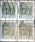 Stamps Mexico -  Intercambio 1,00 usd 4 x 1 peso 1958