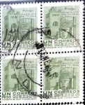Stamps : America : Mexico :  Intercambio 1,00 usd 4 x 1 peso 1958