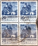 Sellos de America - Mxico -  Intercambio 0,80 usd 4 x 20 cent. 1954