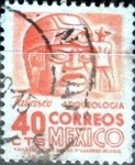 Stamps Mexico -  Intercambio 0,20 usd 40 cent. 1975