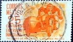 Stamps Mexico -  Intercambio 0,20 usd 25 cent. 1954