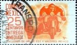 Stamps Mexico -  Intercambio 0,20 usd 25 cent. 1954