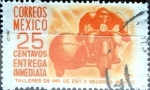 Sellos de America - M�xico -  Intercambio 0,20 usd 25 cent. 1954