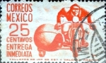 Stamps Mexico -  Intercambio 0,20 usd 25 cent. 1950