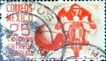 Stamps Mexico -  Intercambio cxrf 0,20 usd 25 cent. 1950