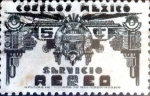 Sellos de America - M�xico -  Intercambio 0,20 usd 5 cent. 1944