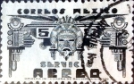 Sellos de America - M�xico -  Intercambio 0,20 usd 5 cent. 1944