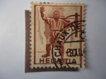 Stamps : Europe : Switzerland :  Helvetia.