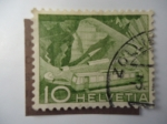 Stamps Europe - Switzerland -  Helvetia.