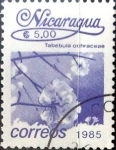 Stamps : America : Nicaragua :  Intercambio 0,20 usd 5 Córdoba 1986