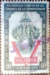 Stamps Nicaragua -  Intercambio cr5f 0,20 usd 40 cent, 1943
